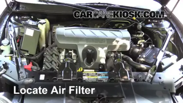 2007 Buick LaCrosse CXL 3.8L V6 Filtre à air (moteur) Changement